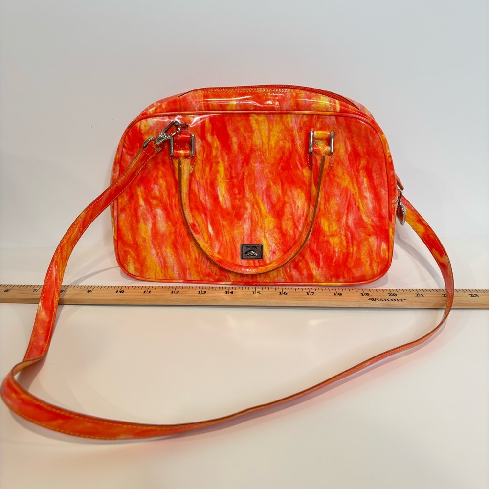 Moschino vintage Fiery Orange and Yellow Crossbody Bag